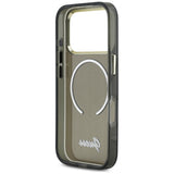Guess IML Script Metal MagSafe Case til iPhone 17 Pro - sort