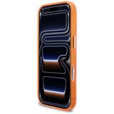 Guess IML Script Metal MagSafe Case til iPhone 17 Pro - Orange