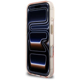 Guess IML Script Metal MagSafe Case til iPhone 17 Pro - Pink