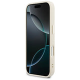 Guess Perforeret 4G MagSafe Case til iPhone 17 Pro - Beige