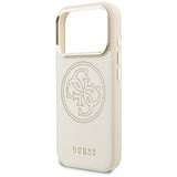 Guess Perforeret 4G MagSafe Case til iPhone 17 Pro - Beige
