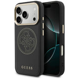 Guess perforeret 4G MagSafe-fodral til iPhone 17 Pro - sort