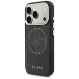 Guess perforeret 4G MagSafe-fodral til iPhone 17 Pro - sort