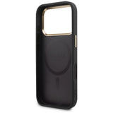 Guess perforeret 4G MagSafe-fodral til iPhone 17 Pro - sort
