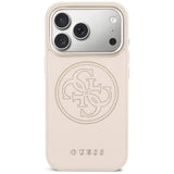 Guess Perforeret 4G MagSafe Case til iPhone 17 Pro Max - Pink