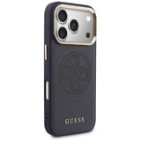 Guess perforeret 4G MagSafe-fodral til iPhone 17 Pro - blå