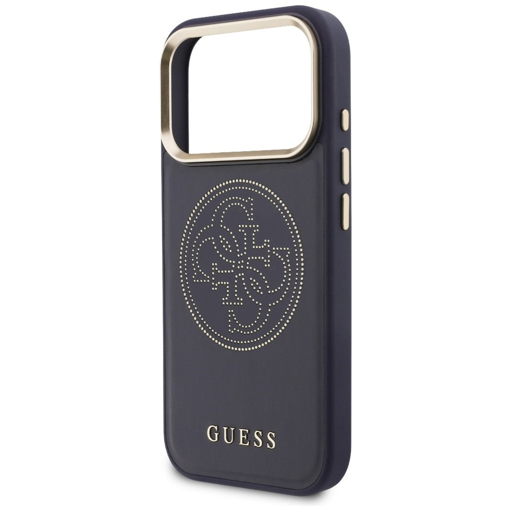 Guess perforeret 4G MagSafe-fodral til iPhone 17 Pro - blå