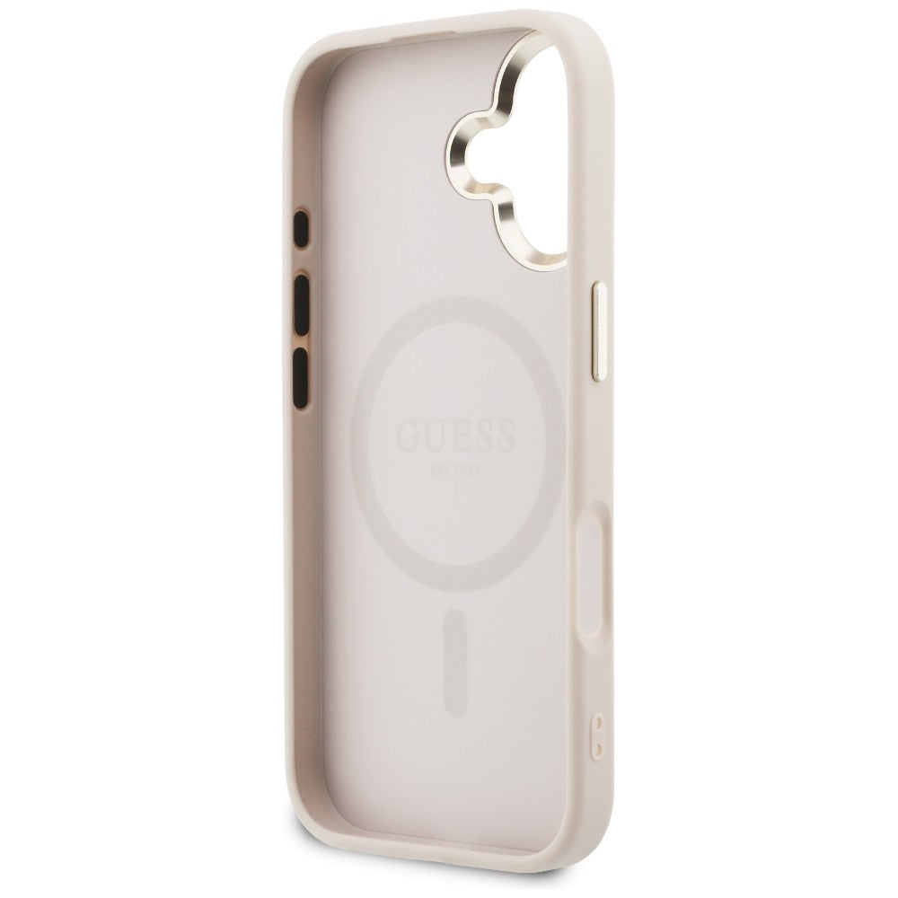 Guess Perforeret 4G MagSafe Case til iPhone 17 - Pink