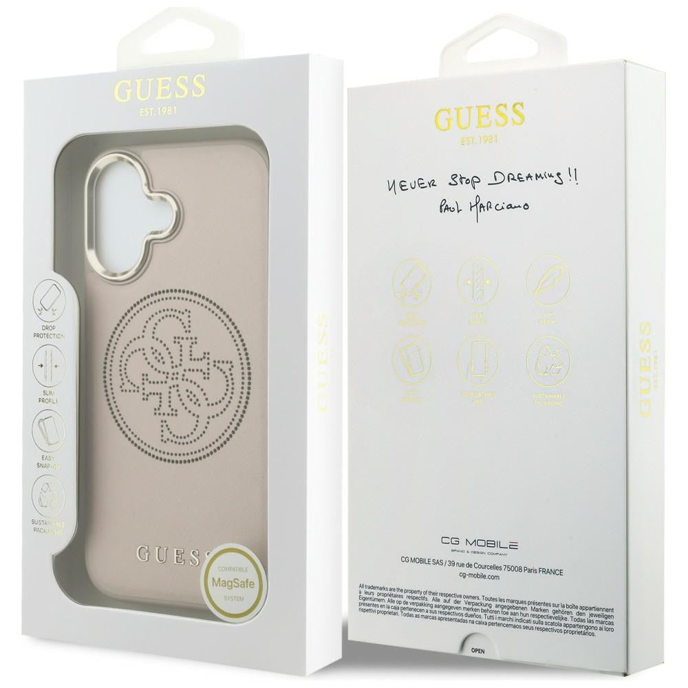 Guess Perforeret 4G MagSafe Case til iPhone 17 - Pink