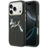 Karl Lagerfeld IML Choupettes Karl Script Logo MagSafe Case til iPhone 17 Pro - sort