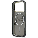 Karl Lagerfeld IML Choupettes Karl Script Logo MagSafe Case til iPhone 17 Pro - sort