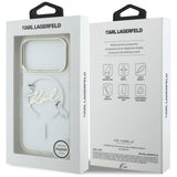 Karl Lagerfeld IML Choupettes Karl Script Logo MagSafe Case til iPhone 17 Pro Max - Klar