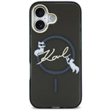 Karl Lagerfeld IML Choupettes Karl Script Logo MagSafe iPhone Air Case - sort