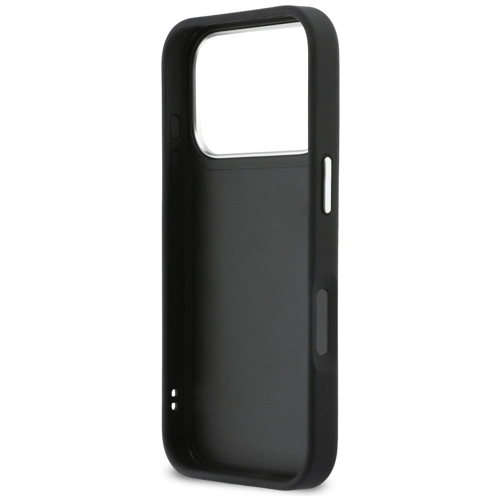 Karl Lagerfeld IML Glitter KL Diamond Logo Case til iPhone 17 Pro - sort