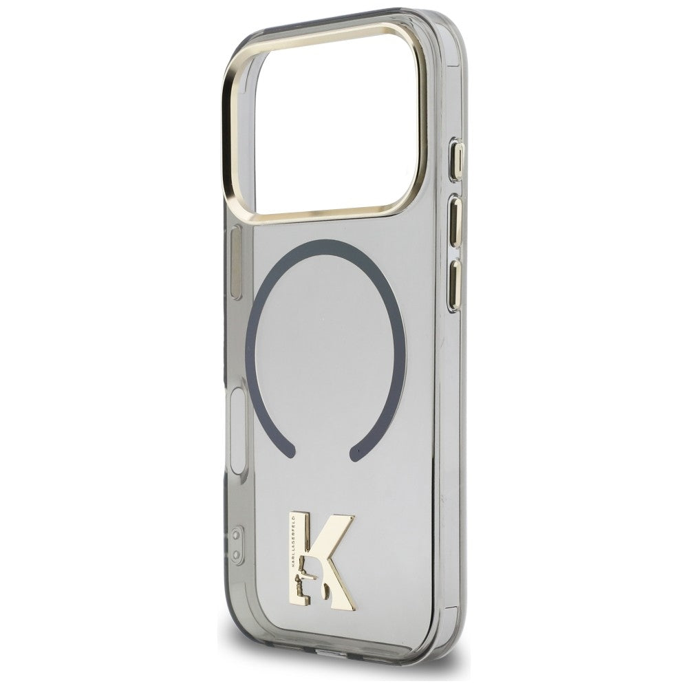 Karl Lagerfeld IML K Head Logo MagSafe Case til iPhone 17 Pro - sort