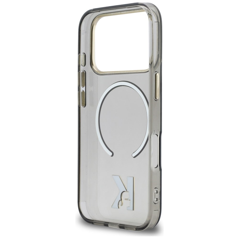 Karl Lagerfeld IML K Head Logo MagSafe Case til iPhone 17 Pro - sort