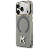 Karl Lagerfeld IML K Head Logo MagSafe Case til iPhone 17 Pro Max - sort