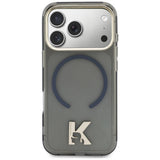 Karl Lagerfeld IML K Head Logo MagSafe Case til iPhone 17 Pro Max - sort