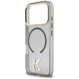 Karl Lagerfeld IML K Head Logo MagSafe Case til iPhone 17 Pro Max - sort