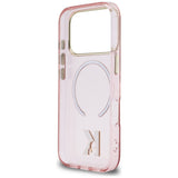 Karl Lagerfeld IML K Head Logo MagSafe Case til iPhone 17 Pro Max - Pink
