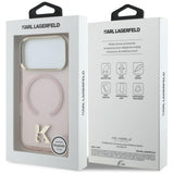 Karl Lagerfeld IML K Head Logo MagSafe Case til iPhone 17 Pro Max - Pink