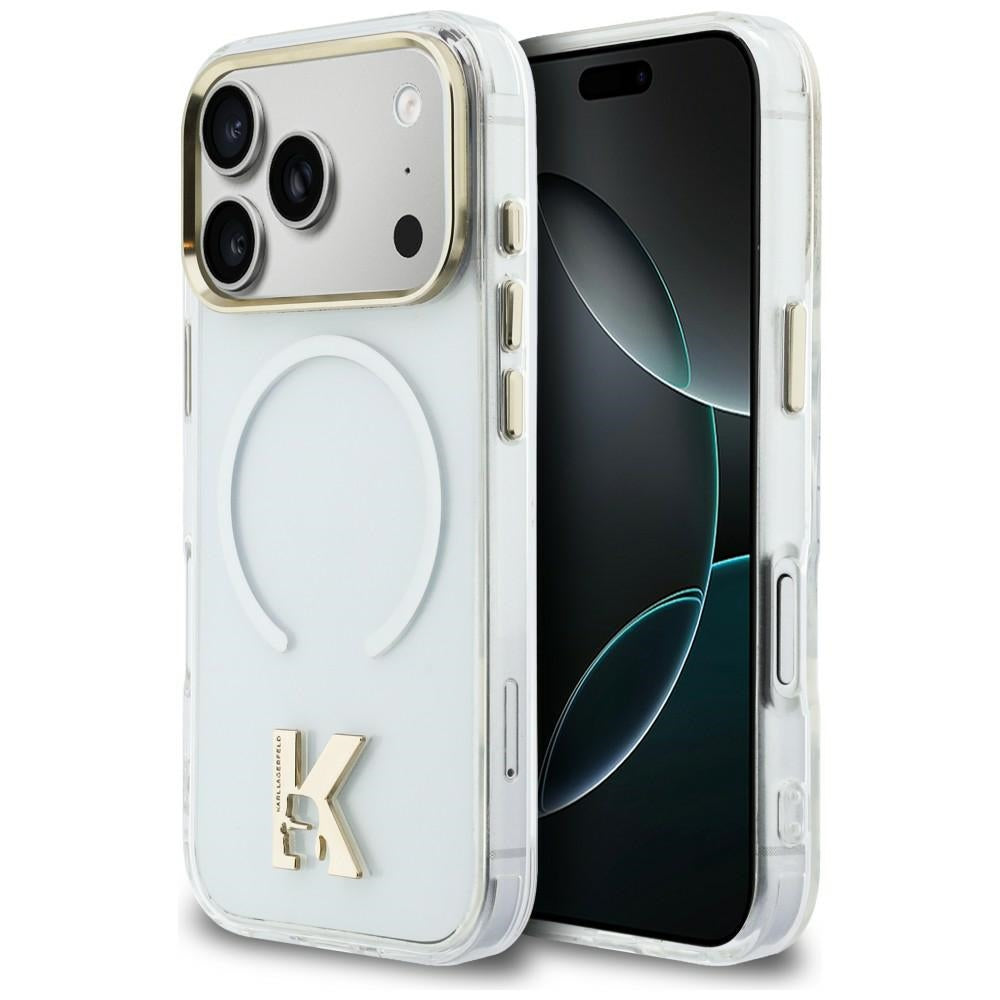 Karl Lagerfeld IML K Head Logo MagSafe Case til iPhone 17 Pro - klar