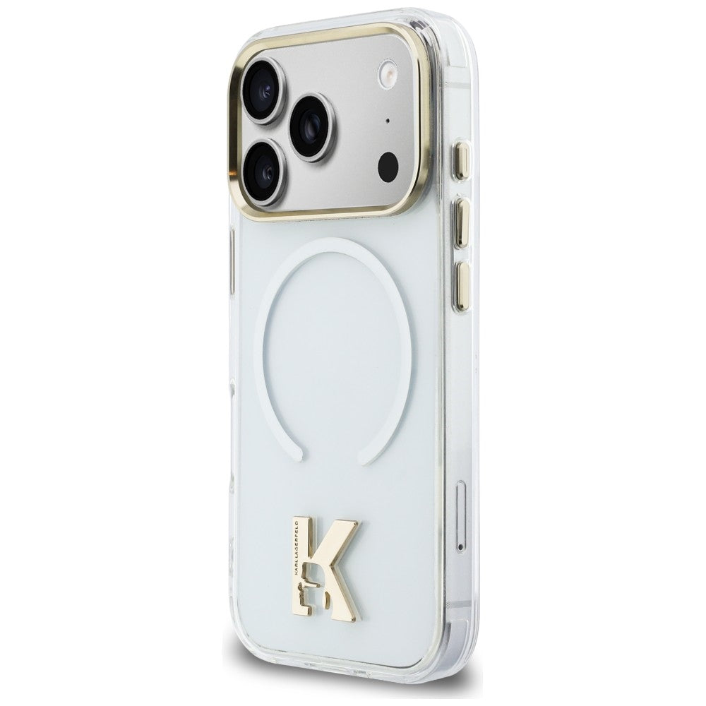 Karl Lagerfeld IML K Head Logo MagSafe Case til iPhone 17 Pro - klar