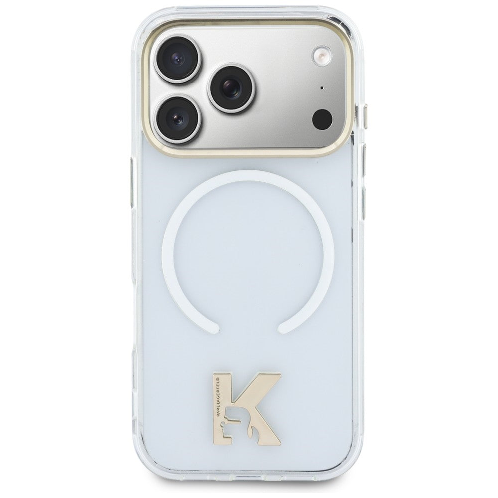 Karl Lagerfeld IML K Head Logo MagSafe Case til iPhone 17 Pro - klar