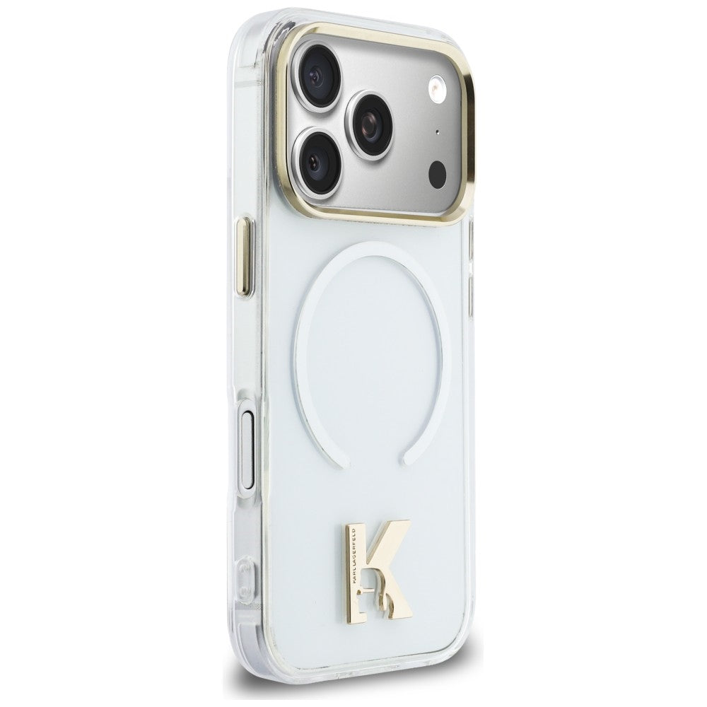 Karl Lagerfeld IML K Head Logo MagSafe Case til iPhone 17 Pro - klar