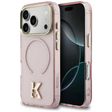 Karl Lagerfeld IML K Head Logo MagSafe Case til iPhone 17 Pro - Pink