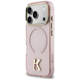 Karl Lagerfeld IML K Head Logo MagSafe Case til iPhone 17 Pro - Pink