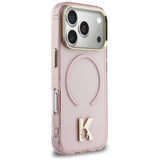 Karl Lagerfeld IML K Head Logo MagSafe Case til iPhone 17 Pro - Pink