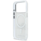Karl Lagerfeld IML Karl & Choupette Peekaboo Logo MagSafe Case til iPhone 17 Pro Max - Hvid