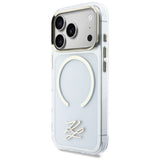 Karl Lagerfeld IML KL Script Logo MagSafe Case til iPhone 17 Pro Max - Klar