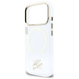 Karl Lagerfeld IML KL Script Logo MagSafe Case til iPhone 17 Pro Max - Klar