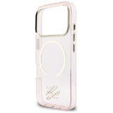 Karl Lagerfeld IML KL Script Logo MagSafe Case til iPhone 17 Pro Max - Pink