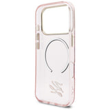 Karl Lagerfeld IML KL Script Logo MagSafe Case til iPhone 17 Pro Max - Pink