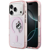 Karl Lagerfeld IML Peekaboo MagSafe Case til iPhone 17 Pro - Pink