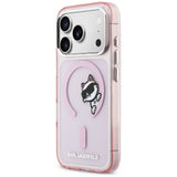 Karl Lagerfeld IML Peekaboo MagSafe Case til iPhone 17 Pro - Pink