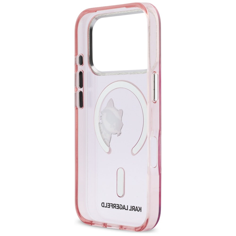 Karl Lagerfeld IML Peekaboo MagSafe Case til iPhone 17 Pro - Pink