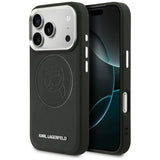 Karl Lagerfeld K Head Point Logo MagSafe Case til iPhone 17 Pro - sort