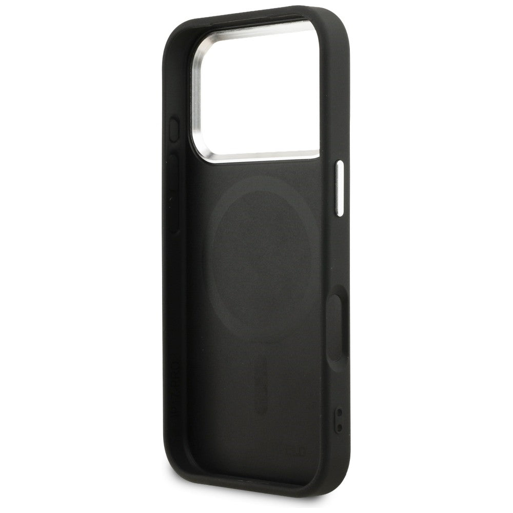 Karl Lagerfeld K Head Point Logo MagSafe Case til iPhone 17 Pro - sort