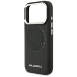 Karl Lagerfeld K Head Point Logo MagSafe Case til iPhone 17 Pro Max - sort