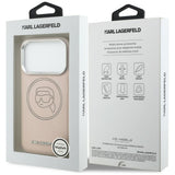 Karl Lagerfeld K Head Point Logo MagSafe Case til iPhone 17 Pro Max - Pink