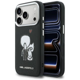 Karl Lagerfeld Karl & Choupette Bag Logo MagSafe Case til iPhone 17 Pro - sort