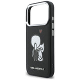 Karl Lagerfeld Karl & Choupette Bag Logo MagSafe Case til iPhone 17 Pro - sort