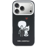 Karl Lagerfeld Karl & Choupette Bag Logo MagSafe Case til iPhone 17 Pro Max - sort