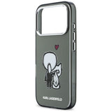 Karl Lagerfeld Karl & Choupette MagSafe bagtilhæng til iPhone 17 Pro - sort