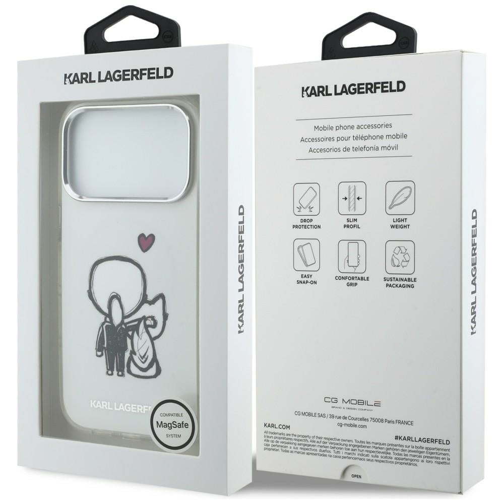 Karl Lagerfeld Karl & Choupette MagSafe bagtilhæng til iPhone 17 Pro Max - klar