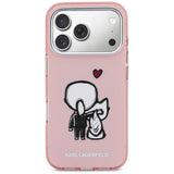Karl Lagerfeld Karl & Choupette MagSafe bagtilhæng til iPhone 17 Pro Max - Pink